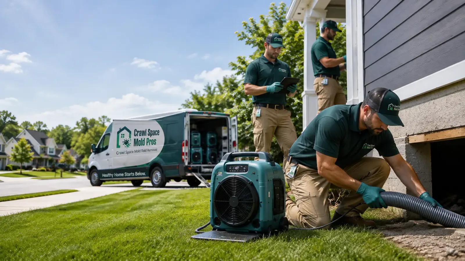 Crawl Space Mold Removal in Ashwood, OR